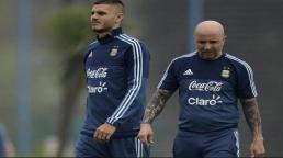 Mauro Icardi estuvo reunido más de una hora con Jorge Sampaoli