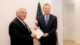 El Embajador de Estados Unidos en Argentina, Edward C. Prado, presentó hoy sus cartas credenciales ante el presidente Mauricio Macri 
