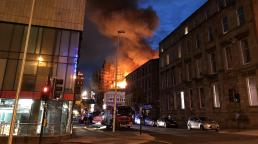 Scotland's famous Glasgow School of Art devastated by fire, four years after another blaze
