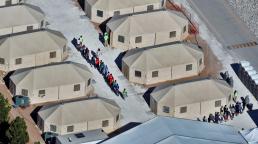 President Donald Trump facing a blast of criticism for the detention of children separated from their immigrant parents at the U.S.-Mexico border