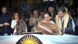 Durante la inauguración oficial de la 132° Exposición de Ganadería, Agricultura e Industria Internacional que tuvo lugar el sábado y contó con la presencia de la VP Gabriela Michetti