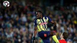 Usain Bolt scores two goals for Central Coast Mariners