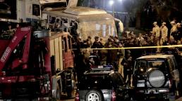 Bomb strikes tourist bus near Egypt's Giza pyramids