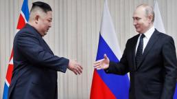 Putin destacó frente a Kim Jong-un "los esfuerzos norcoreanos para normalizar las relaciones con EEUU"
