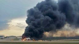 Forty-one reported killed after Russian passenger plane crash-lands in Moscow