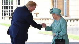 Donald Trump meets Queen at start of UK state visit