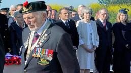 World leaders pay tribute to veterans at D-day ceremony in Normandy