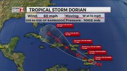 Hurricane Dorian gains might as it takes aim at Florida
