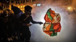 Hong Kong pro-democracy protests turn violent again