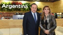 Gustavo Santos y Gloria Guevara. Foto de archivo. 2018