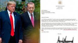 Turkish president Erdogan 'threw Trump's Syria letter in bin'