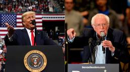 Sanders y Trump fueron protagonistas en el cierre de las campaña en New Hampshire