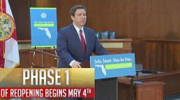 Florida will start to reopen May 4