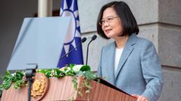 Taiwan President Tsai Ing-wen maintains stance on China in inaugural address