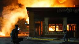 Rayshard Brooks shooting: Protesters burn down Wendy's in Atlanta after police shooting