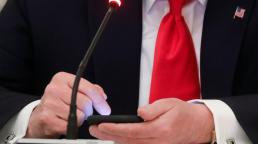 Trump deletes tweet of supporter shouting ‘white power’ after outrage