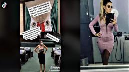 Nayeli Salvatori Bojalil genera polémica por bailar reggaetón y simular disparos en la Cámara de Diputados para un video de TikTok