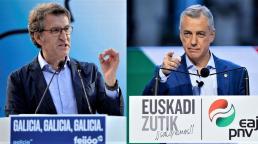 Elecciones autonómicas en España ganan Feijóo (Galicia) y Urkullu (País Vasco)