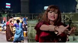 Two elderly women dance to Asha Bhosle's hit song Piya Tu Ab Toh Aaja on a street. Viral video