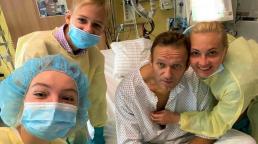 'Hi, this is Navalny' poisoned Russian opposition leader posts hospital photo