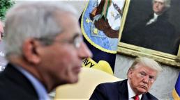 Trump dice que Fauci "es un desastre" y amenaza con despedirlo