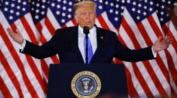 Trump denuncia fraude electoral sin aportar pruebas y exige parar el recuento