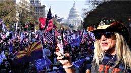 Trump supporters gather in Washington as president refuses to concede