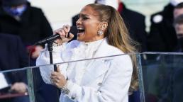  Jennifer Lopez sorprendió con un mensaje en español durante la investidura de Joe Biden