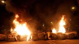 Comercios saqueados y bancos dañados en una noche con 4 detenidos en Cataluña