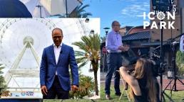 ICON Park fue el anfitrión del NBC Nightly News con Lester Holt