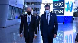Biden y Sánchez mantienen una breve conversación de unos 30 segundos en un pasillo de la OTAN