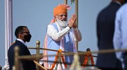  Indian Prime Minister Narendra Modi praised healthcare workers and scientists for helping India fight Covid-19 as the country celebrated 75 years of independence.