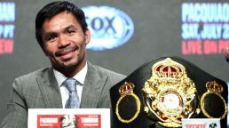 El boxeador Manny Pacquiao anuncia su candidatura a presidente en Filipinas