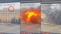 Misil ruso impacta en el centro de la segunda ciudad más grande de Ucrania