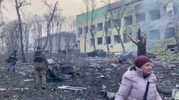 Children buried in rubble after Russian airstrike on Mariupol hospital, Zelensky says 