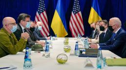 Ukraine ministers meet Biden in Poland