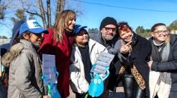 Malena Galmarini, Gabriel Katopodis y Javier Osuna inauguraron una obra de agua potable