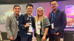 El equipo de ABC MUNDIAL integrado por Karina Giorgenello y Pablo Pla, compartió con los periodistas de Dany Wen y Ean Chen la cobertura de prensa del IPW 2022 en Orlando, el encuentro de turismo receptivo más importante de Estados Unidos.