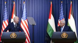In West Bank, Biden embraces ‘two states for two peoples’