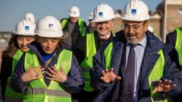 Malena Galmarini recorrió la mega obra de Sistema Agua Sur junto al presidente de la CAF e intendentes del conurbano bonaerense