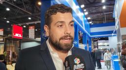 Lucas Delfino participó en la inauguración de Hotelga 2022