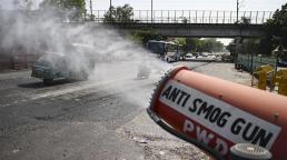 India: El gobierno de Delhi implementa el uso de cañones anti-smog para combatir la contaminación