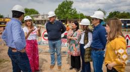 Malena Galmarini recorrió junto a autoridades del BID obras de cloacas para 13.200 habitantes de Benavídez, Tigre
