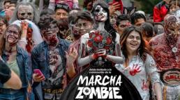 La Marcha Zombie celebró 15 años invadiendo el centro de CDMX