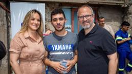 Galmarini y Valenzuela habilitaron una red de agua potable que brinda el 100% de cobertura del Barrio El Mercado en Tres de Febrero​