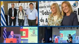 La Diputada argentina Carolina Estebarena participó en Uruguay de un encuentro internacional sobre "Gobiernos locales de América Latina"