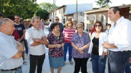 Dolores: Etchevarren inauguró pavimento en De la Vega entre Lamadrid y Ulke