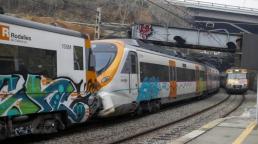 Más de 150 heridos leves por el choque de dos trenes en Barcelona