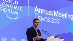Pedro Sánchez propone en Davos que las grandes empresas paguen más impuestos
