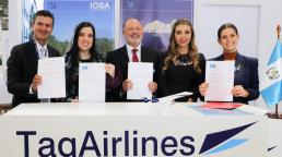 En la Feria Internacional de Turismo de Madrid (FITUR 2023) TagAirlines, la aerolínea bandera de Guatemala y del Mundo Maya, firmó un acuerdo interlineal con su socio Iberia, que permitirá fortalecer la alianza en favor de la conectividad aérea.